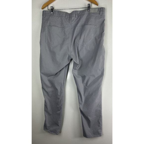 Peter Millar Performance 5-Pocket Core Pant Gray Chino Twill Men's 40 x 32 *Flaw - Picture 8 of 13